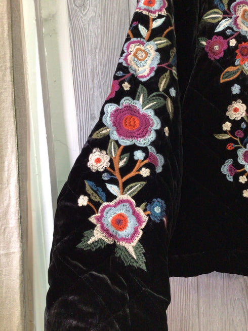 Johnny Was MAHEA Velvet Jacket Size X-Large New