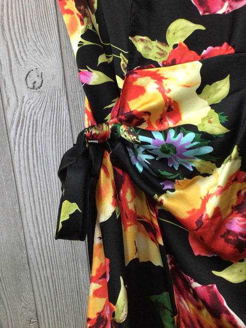 Sara Campbell Dress Satin Size 10