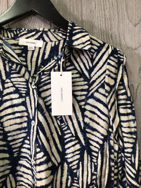 sita murt cap sleeve print Blouse Size 4-36 New pre-owned