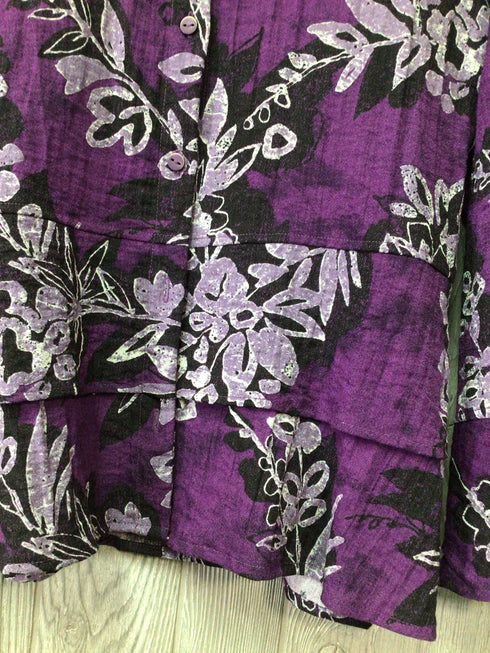 Habitat Blouse Double Flounce Size Small