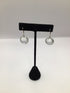 Round Crystal in Silver SET Necklace and Earrings