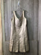 Lafayette 148 Dress Metallic Size 10 New pre-owned
