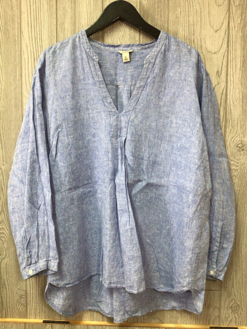 LL Bean Linen Top Size X-Large-Petite