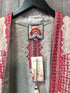Johnny Was Camille Draped Cardigan Linen Size Large New Pre-owned