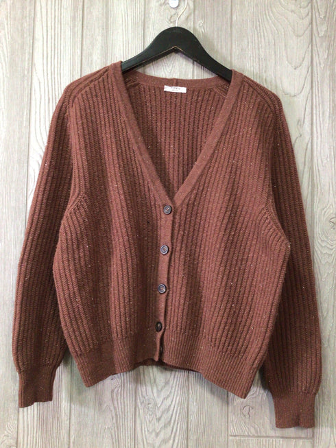 Peserico Metallic Cardigan Size 10