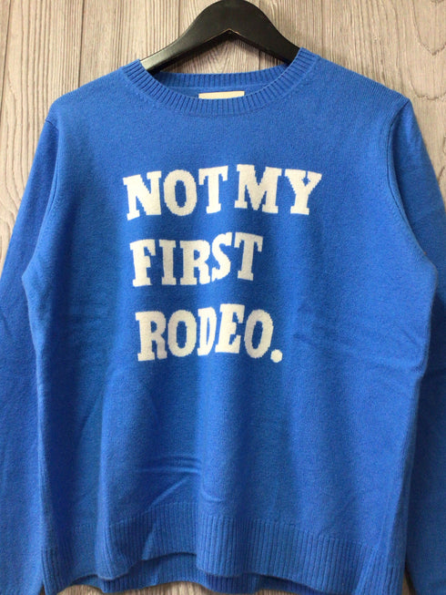 Jumper 1234 Not My First Rodeo Sweater wool-cashmere Size Large