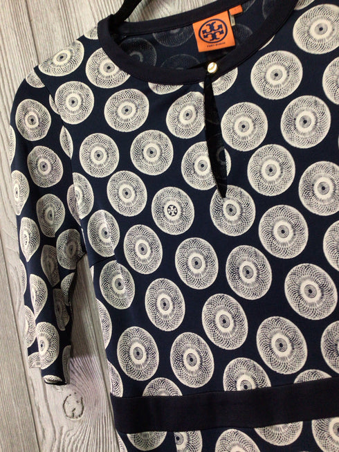 Tory Burch Silk Jersey Dress Size Small