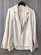 LOGO Blazer Linen Blend Size Medium