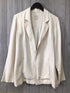 LOGO Blazer Linen Blend Size Medium