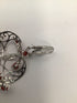 TJC Silver Swirl Drop Carnelian Earrings