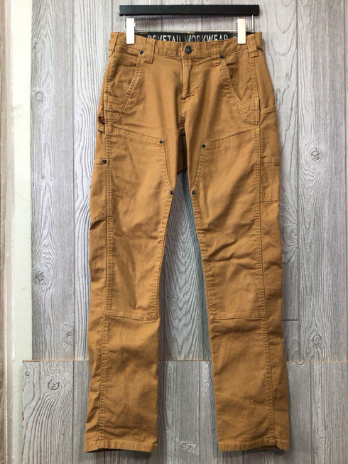 Dovetail Workwear Pants Heavy Canvas The Maven Slim Size 6