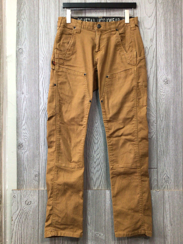 Dovetail Workwear Pants Heavy Canvas The Maven Slim Size 6