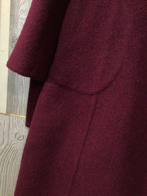 Beyond Threads Reversible Baby Alpaca Coat Size Small