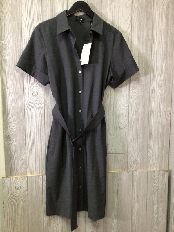 Theory Shirt Dress Gabardine Size Medium New