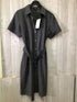 Theory Shirt Dress Gabardine Size Medium New