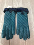 Sermoneta Quilted Cashmere lined Gloves NewSize 8