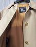 Burberry Vintage Lined Raincoat Size 10L 1966 Belt