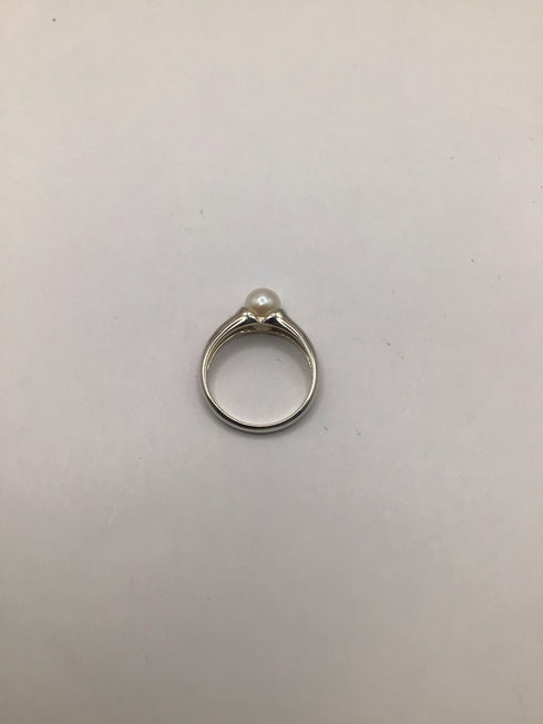 Pearl Ring Sterling sz 7