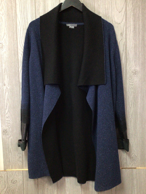 Vince Midi Cardigan Leather slv Size Medium