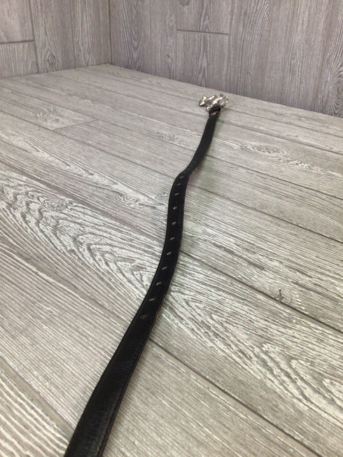 Joanie Nelkin Sterling Monkey Vintage Leather Belt