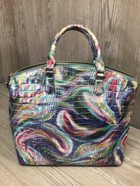Brahmin Large Duxbury Elope Melbourne Leather Satchel Purse Pre-Owned