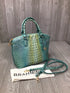 Brahmin Seafoam Ombre Duxbury Satchel Melbourne Leather
