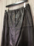 Terry Lewis Leather Pencil Midi Skirt Size Medium