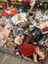 Pop Art Alice Multi-Color Satchel Genuine Italian Leather Purse