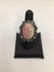 Rhodocrosite in Sterling Ring 7.5 BBJ