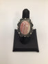 Rhodocrosite in Sterling Ring 7.5 BBJ