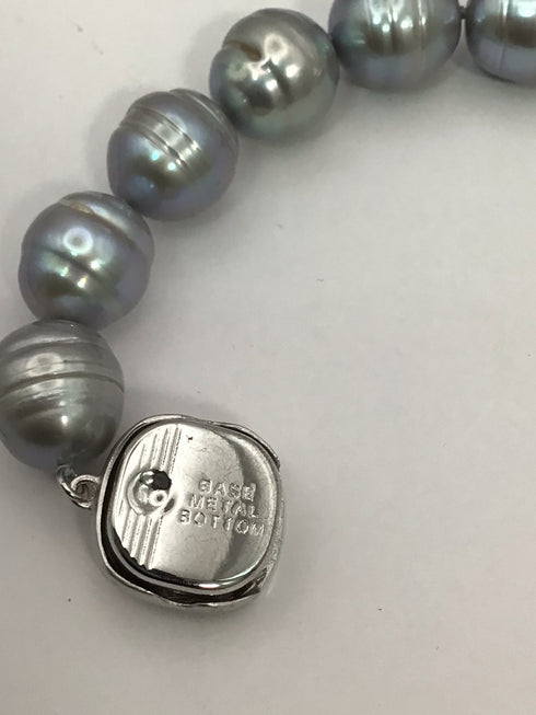 Honora Gray Baroque Pearl Necklace 16"