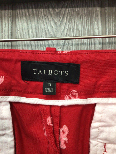Talbots Pants Lobster Size 10