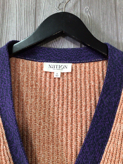 Nation NY Cardigan Organic Cotton Size Small