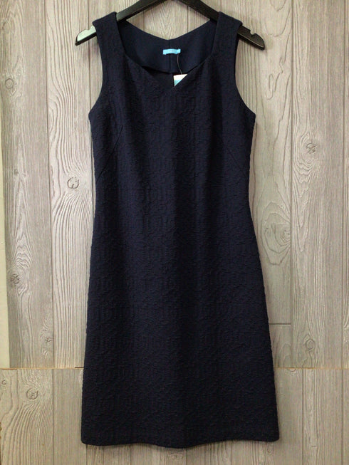 J. McLaughlin Quincy Dress Navy Mega Elsie Jacquard Size Small New