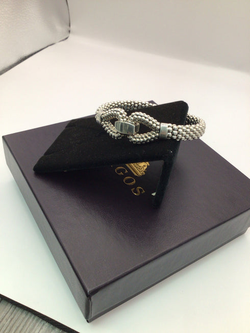 Lagos Derby Caviar Buckle 9mm Sterling Bracelet