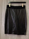 White & Warren Skirt Leather Size Small