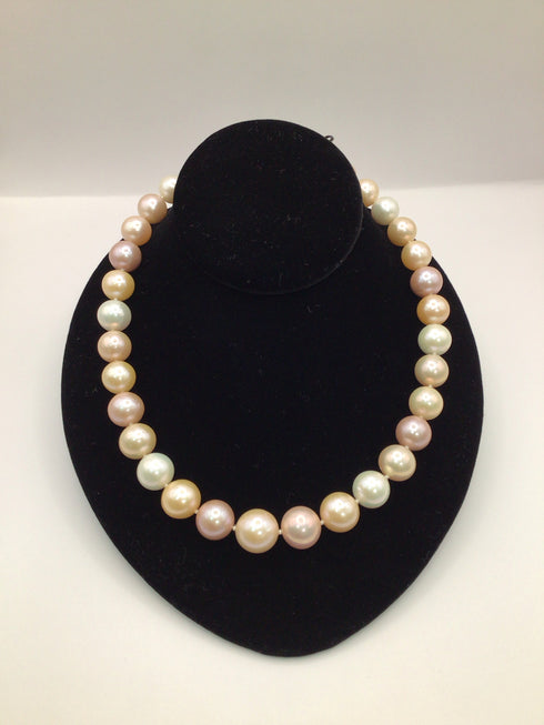 Bloomingdales Fine Multi-Color Freshwater Pearl SET Necklace and Earrings