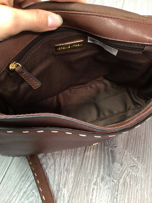 Adrienne Vittadini Messenger Leather vintage Purse