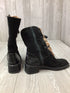 Stuart Weitzman Boots shearling lace-up suede Size 8.5