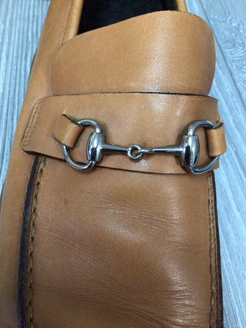 Gucci Loafers Leather Horsebit Size 8.5C