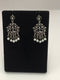Silver Drop Pearl dangle Earrings