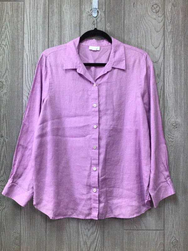 J Jill Linen Shirt Size Medium-Petite