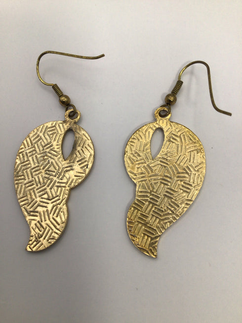 Vintage Cloisonne Drop Earrings