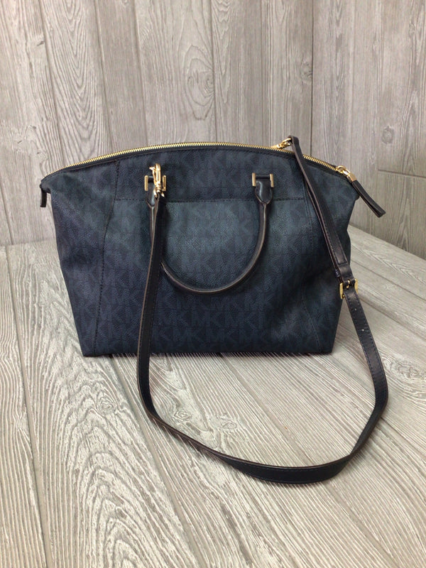 Michael Kors Blue Satchel Leather Purse