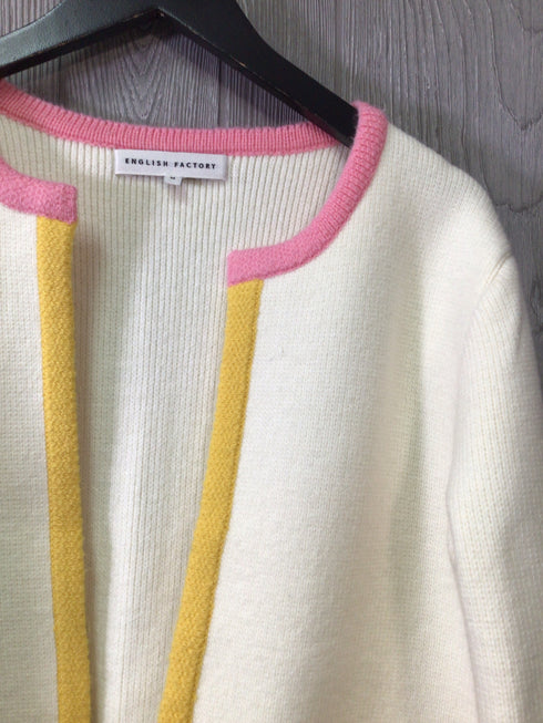 English Factory Cardigan Size Medium Knit