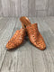 CYDWOQ Vintage Weave Mules Size 8.5