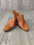CYDWOQ Vintage Weave Mules Size 8.5