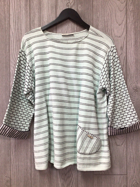 Margaret Winters Knit Top Size Large