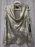 Donna Karan Metallic Top Size Large New