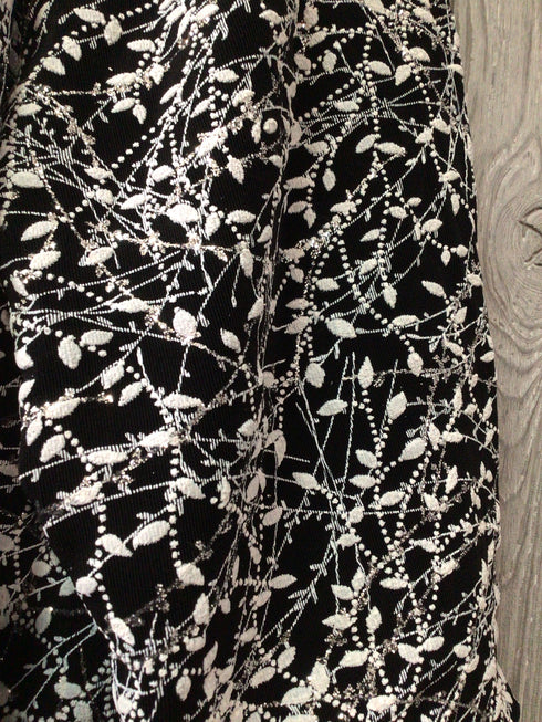 Alex Evenings Print Glitter Twinset Size 3X